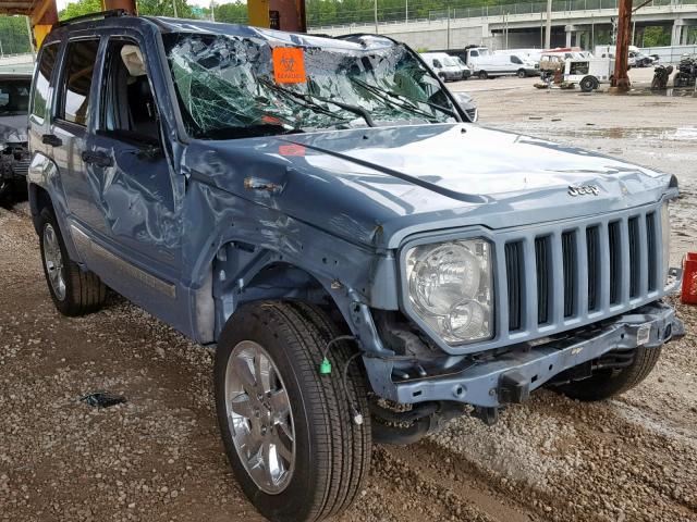 1C4PJLAK6CW188683 - 2012 JEEP LIBERTY SP BLUE photo 1