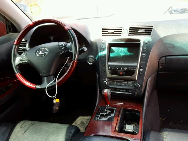 JTHBH96S165043478 - 2006 LEXUS GS GENERAT RED photo 9