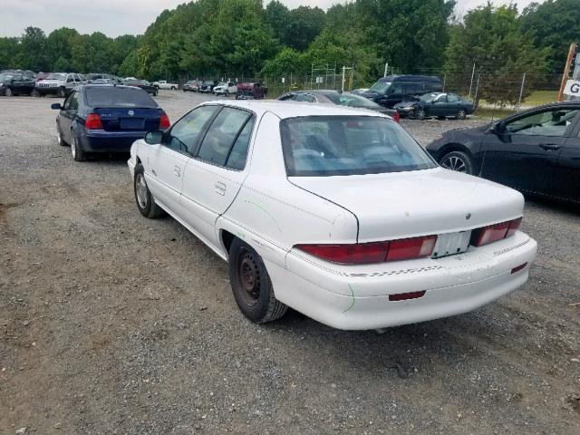 1G4NJ52M2VC448306 - 1997 BUICK SKYLARK GR WHITE photo 3