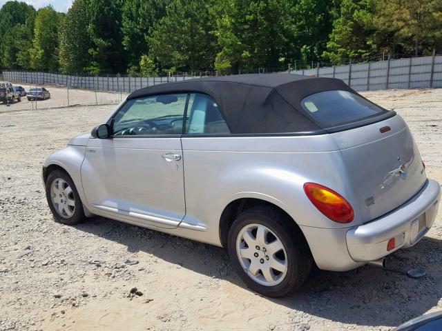 3C3EY55E35T605774 - 2005 CHRYSLER PT CRUISER SILVER photo 3