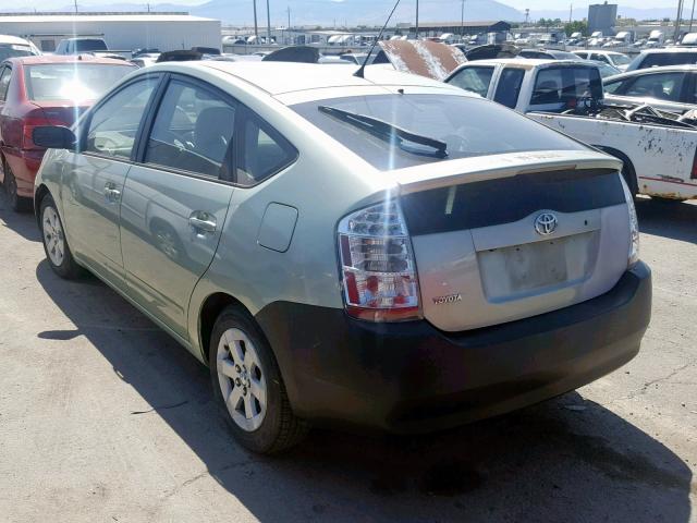 JTDKB20U263138356 - 2006 TOYOTA PRIUS GREEN photo 3