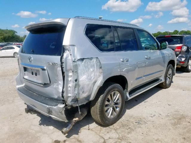 JTJJM7FXXF5104932 - 2015 LEXUS GX PREMIUM SILVER photo 4