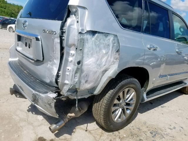 JTJJM7FXXF5104932 - 2015 LEXUS GX PREMIUM SILVER photo 9