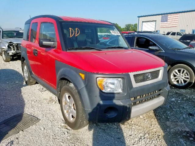 5J6YH27645L033696 - 2005 HONDA ELEMENT EX RED photo 1