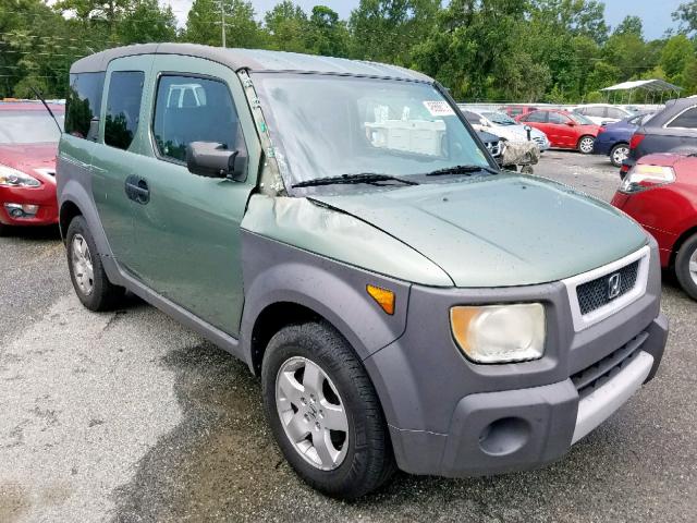 5J6YH18553L020274 - 2003 HONDA ELEMENT EX GREEN photo 1