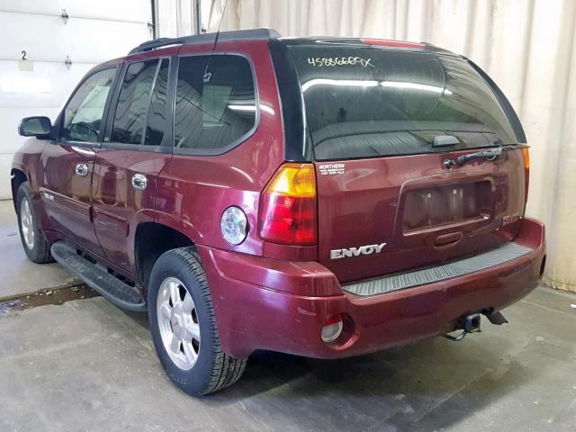 1GKDT13S532122880 - 2003 GMC ENVOY RED photo 3