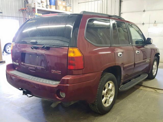 1GKDT13S532122880 - 2003 GMC ENVOY RED photo 4