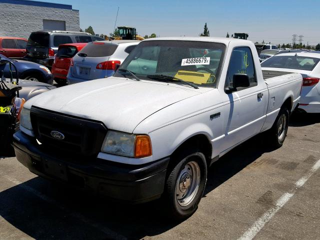 1FTYR10D95PA20540 - 2005 FORD RANGER WHITE photo 2