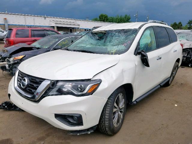 5N1DR2MM3JC635340 - 2018 NISSAN PATHFINDER WHITE photo 2