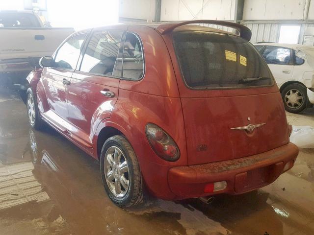 3C4FY58B33T593821 - 2003 CHRYSLER PT CRUISER RED photo 3