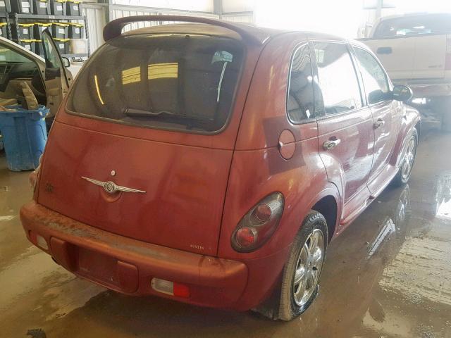 3C4FY58B33T593821 - 2003 CHRYSLER PT CRUISER RED photo 4