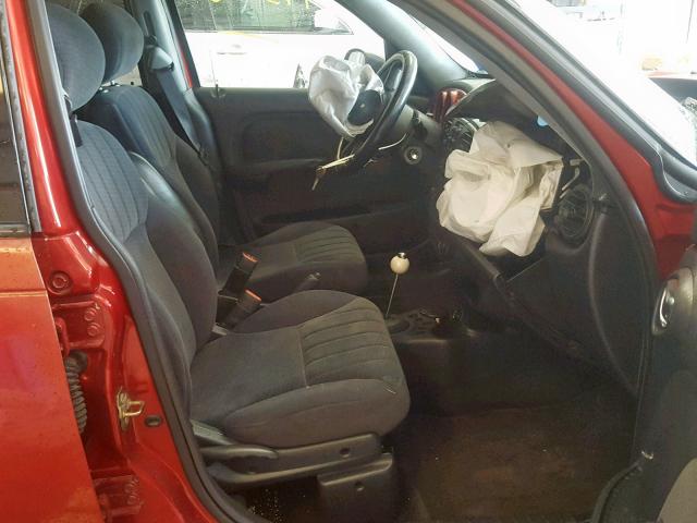 3C4FY58B33T593821 - 2003 CHRYSLER PT CRUISER RED photo 5