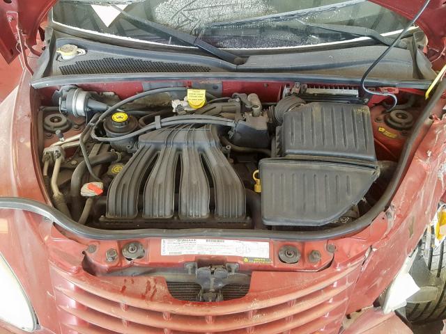 3C4FY58B33T593821 - 2003 CHRYSLER PT CRUISER RED photo 7