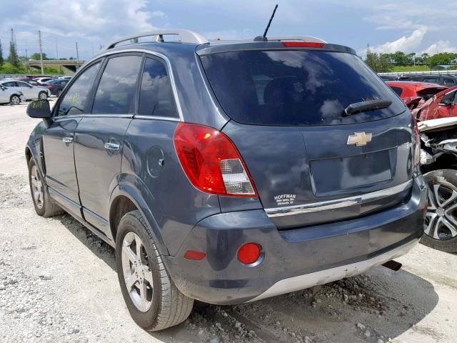 3GNAL3EK3DS563380 - 2013 CHEVROLET CAPTIVA LT CHARCOAL photo 3