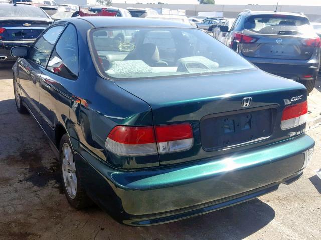 1HGEJ6120XL092095 - 1999 HONDA CIVIC DX GREEN photo 3