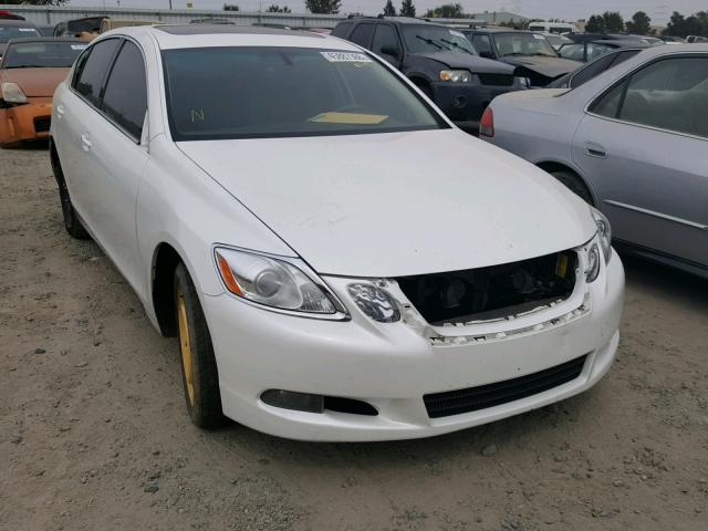 JTHBE96S880040232 - 2008 LEXUS GS 350 WHITE photo 1