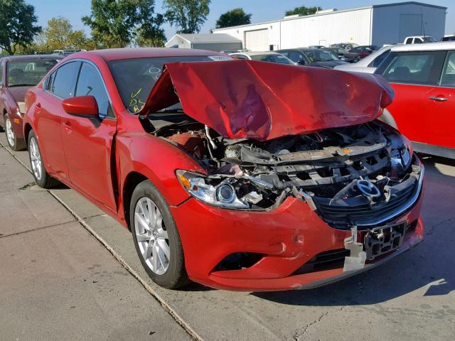 JM1GJ1U58G1430175 - 2016 MAZDA 6 SPORT RED photo 1