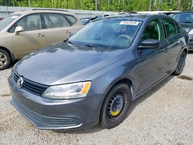 3VW2K7AJ7CM328856 - 2012 VOLKSWAGEN JETTA BASE 灰色 照片 2