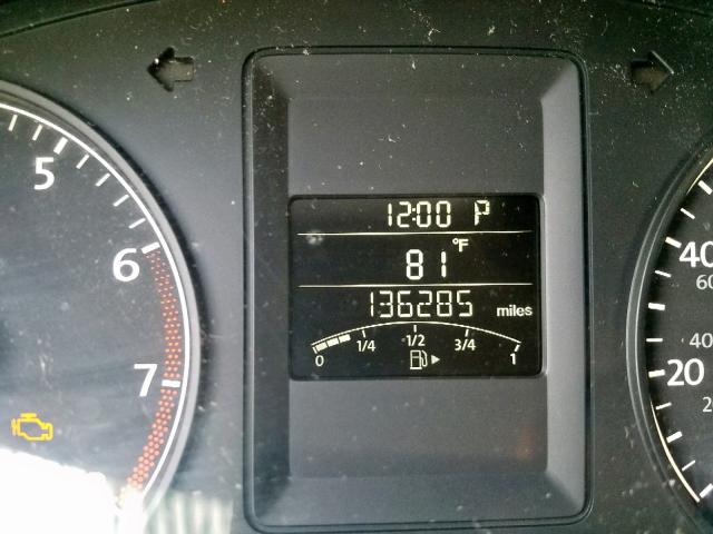 3VW2K7AJ7CM328856 - 2012 VOLKSWAGEN JETTA BASE 灰色 照片 8