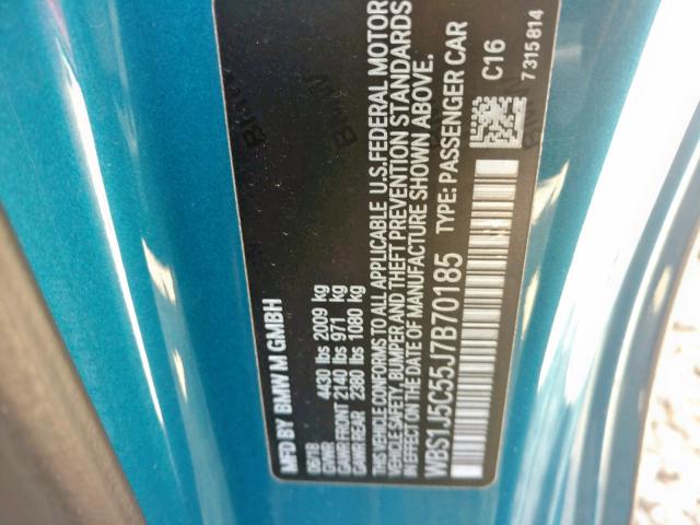 WBS1J5C55J7B70185 - 2018 BMW M2 Grau Foto 10