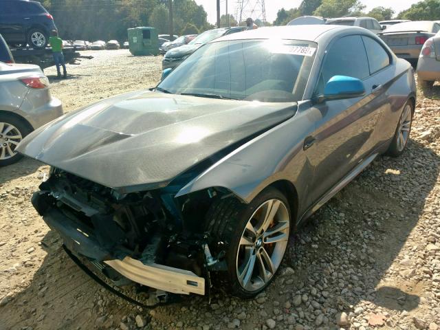 WBS1J5C55J7B70185 - 2018 BMW M2 Grau Foto 2