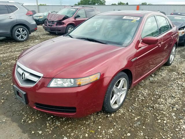 19UUA66256A033042 - 2006 ACURA 3.2TL RED photo 2