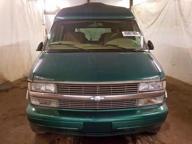 1GBEL19W7YB163114 - 2000 CHEVROLET ASTRO GREEN photo 9