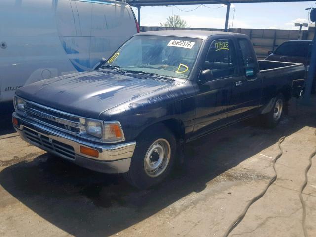 JT4VN93DXM5019755 - 1991 TOYOTA PICKUP 1/2 BLUE photo 2