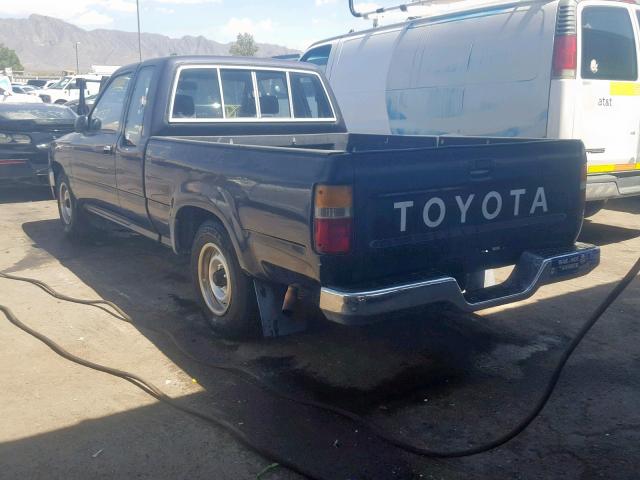 JT4VN93DXM5019755 - 1991 TOYOTA PICKUP 1/2 BLUE photo 3