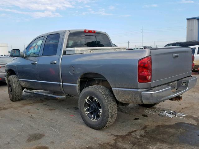 3D7KS28A68G175054 - 2008 DODGE RAM 2500 S GRAY photo 3