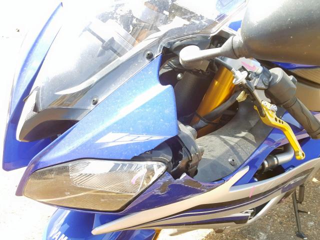 JYARJ16E0GA036977 - 2016 YAMAHA YZFR6 BLUE photo 9