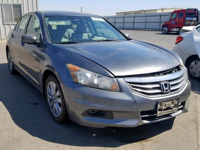 1HGCP2F86BA119929 - 2011 HONDA ACCORD EXL CHARCOAL photo 1