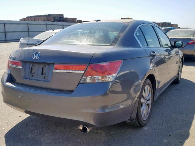 1HGCP2F86BA119929 - 2011 HONDA ACCORD EXL CHARCOAL photo 4