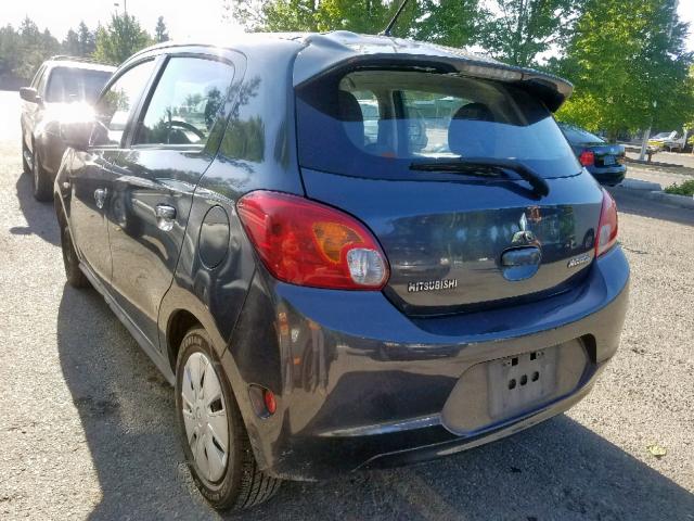 ML32A3HJXFH014005 - 2015 MITSUBISHI MIRAGE DE CHARCOAL photo 3