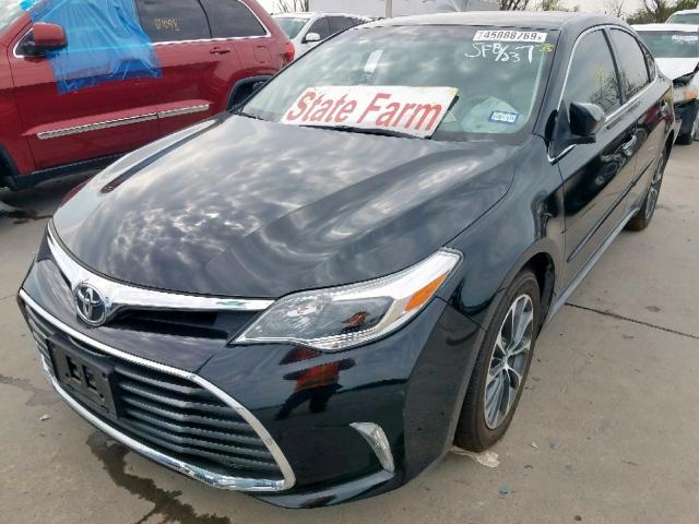 4T1BK1EB6GU230563 - 2016 TOYOTA AVALON XLE BLACK photo 2