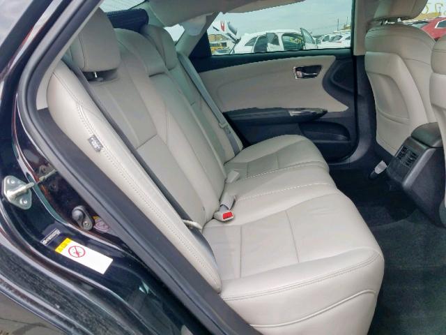 4T1BK1EB6GU230563 - 2016 TOYOTA AVALON XLE BLACK photo 6