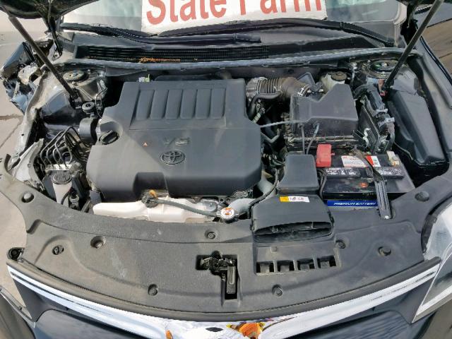 4T1BK1EB6GU230563 - 2016 TOYOTA AVALON XLE BLACK photo 7