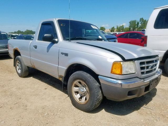 1FTYR10U61PB13767 - 2001 FORD RANGER SILVER photo 1