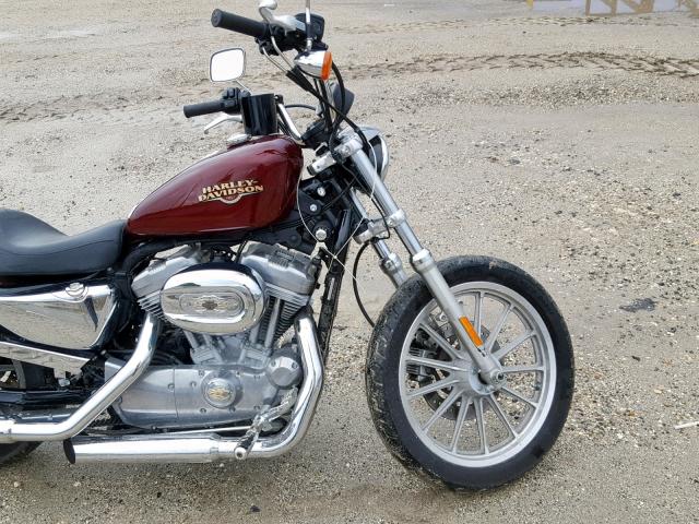 1HD4CR2128K422787 - 2008 HARLEY-DAVIDSON XL883 L BURGUNDY photo 5