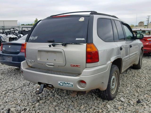 1GKDT13S142259459 - 2004 GMC ENVOY SILVER photo 4