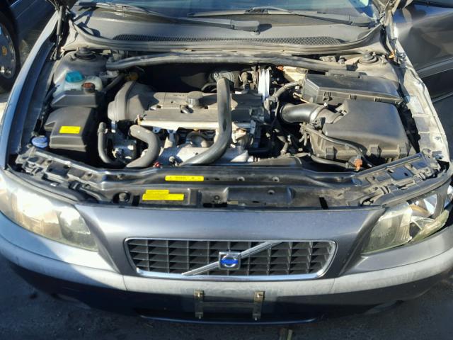 YV1RS59V342407912 - 2004 VOLVO S60 2.5T GRAY photo 7