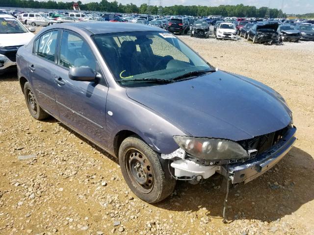 JM1BK12F681775225 - 2008 MAZDA 3 I GRAY photo 1