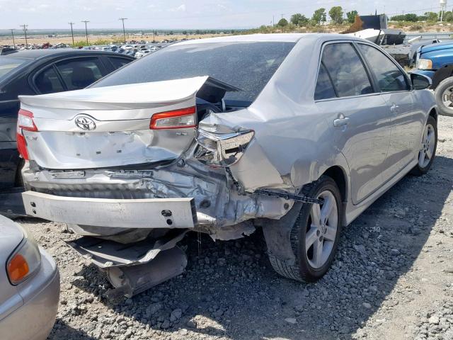 4T1BF1FK7CU111658 - 2012 TOYOTA CAMRY BASE SILVER photo 4