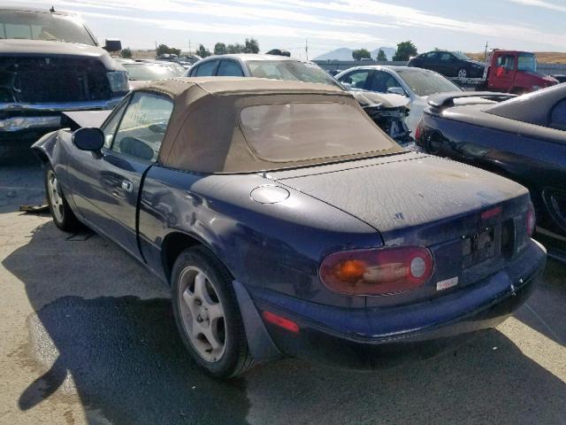 JM1NA3532T0712201 - 1996 MAZDA MX-5 MIATA BLUE photo 3