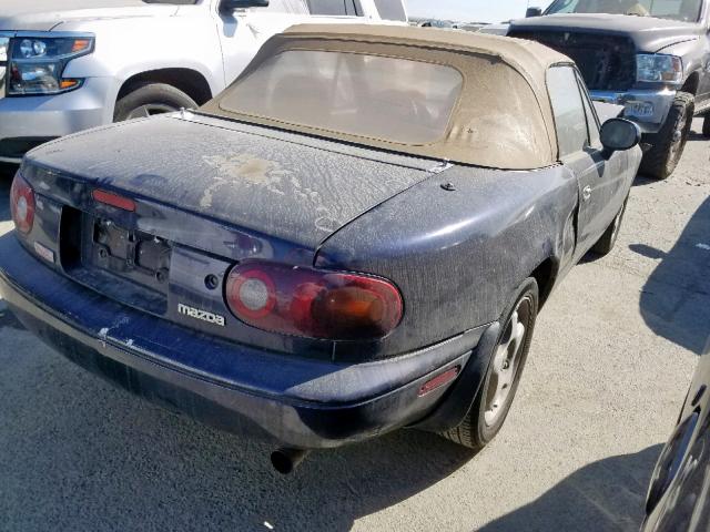 JM1NA3532T0712201 - 1996 MAZDA MX-5 MIATA BLUE photo 4