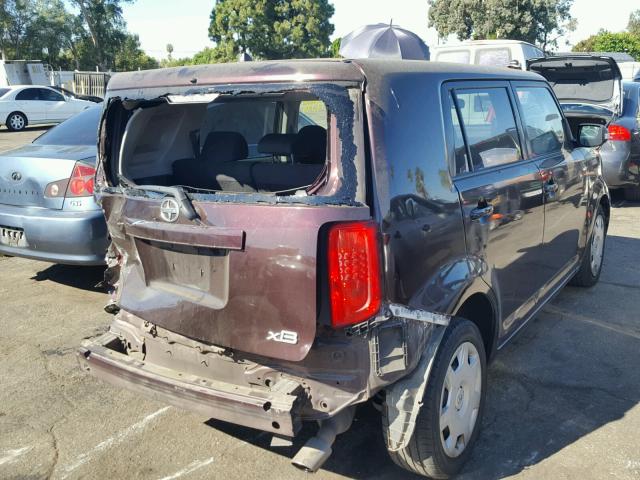 JTLZE4FE3A1114206 - 2010 TOYOTA SCION XB Bordo foto 4