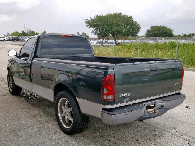 2FTRF17244CA49784 - 2004 FORD F-150 HERI GREEN photo 3