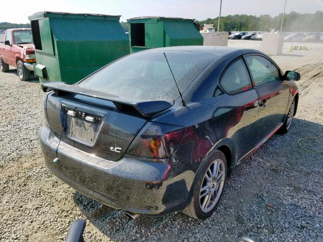 JTKDE177060123455 - 2006 TOYOTA SCION TC შავი ფოტო 4