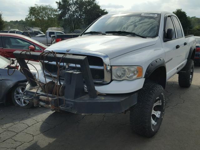 3D7KS28D65G741767 - 2005 DODGE RAM 2500 S WHITE photo 2