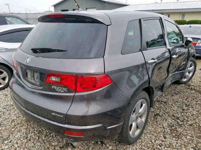 5J8TB18299A005838 - 2009 ACURA RDX CHARCOAL photo 4